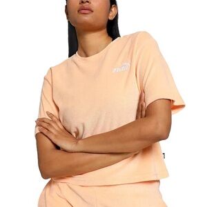 Puma Women's Essential Terry Cloth T-Shirt NWT
